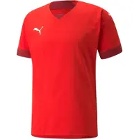 Puma Tränings T-Shirt teamFINAL - Röd, storlek Small