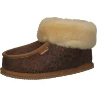 Shepherd of Sweden Women's Lena Slipper Chestnut Leopard