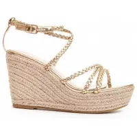 Montevita Sandalia Con Cuña De Esparto Para Mujer. Wesparto6 88503 41 gyllene