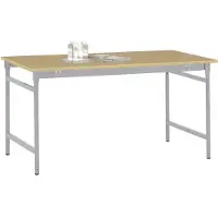 Manuflex BB3015.9006 Arbetsbordmöbel Aluminiumsilver