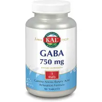 Kal Gaba 750mg Amino Acid Tabletter 90 Enheter