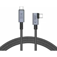 Tech-Protect UltraBoost Max L USB 4.0 Typ-C-kabel - PD240W, 1.5m, 8K 40Gbps - Grå