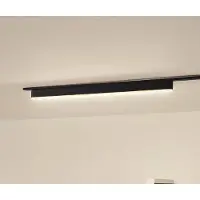 LINDBY LED-list 48 V Lumaro,svart,20W,plast,dimbar Lumaro 48V , dimbar, Svart, Vardagsrum / matsal, Syntetmaterial, Modern