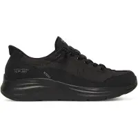 SKECHERS Contour Foam Cozy Fit Textil Dam Svarta Standard Sneakers
