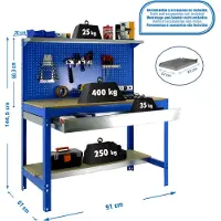 Simonwork (bancos De Trabajo) Bt3 Box Metallhylla 1445x910x610 Mm