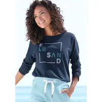 Elbsand T-shirt marinblå / safir / ljusblå
