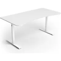 AROZZI Arena Gaming Desk - Large - Pure White