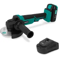 Vonroc Batteridriven vinkelslip – Ø125mm | Inkl. 2.0Ah batteri och snabbladdare