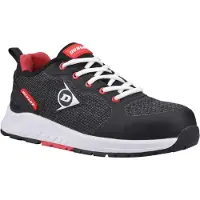 Dunlop T-Max Textil Herr Svart/Röd Säkerhetsskor