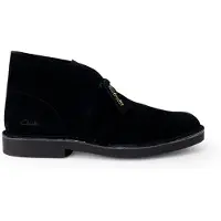 Clarks Ökenkänga Svart Mocka 203063