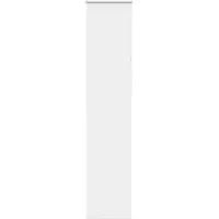 vidaXL Mörkläggningsrullgardin Vit 45X210 Cm Tygbredd 40,7 Cm