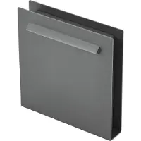 LUCANDE LED pollare Joril , Aluminium / grå / zink, Aluminium / grå / zink, Modern, LED-utomhuslampa