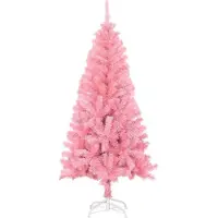 Plastgran med fot rosa 150 cm PVC
