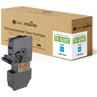 G&G Toner Ersätter Kyocera TK-5240C Kompatibel Cyan 3000 sidor Reborn remanufactured 21305