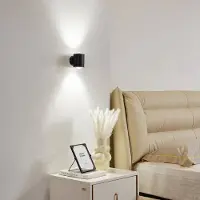 LINDBY Vägglampa Jyla , dimbar, Svart, Hall, Metall, Modern, Vägglampa, vägglampa inomhus
