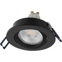 Osram HOMELIGHTING 4058075853515 Tak-spotlights, LED-downlight LED GU10 Svart