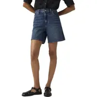 Levi's för kvinnor. A9311-0029 Baggy blå denimshorts (30), Casual, Bomull