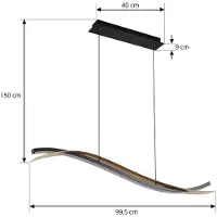 LUCANDE Taklampa , Alevia, dimbara, Guld / mässing, Matsal, Metall, Design