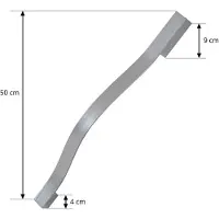 LINDBY Vägglampa , Alvon, Metallisk, Vardagsrum, Metall, Modern