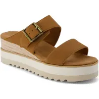 Toms Diana Läder Dam Bruna Socker Sandaler