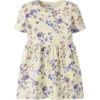 Name It Mini Klänning k/ä - NmfFlora - Mandelmjölk - - 3 år (98) - Klänning