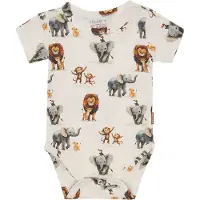 Hust and Claire Body k/ä - Billy - Ivory m. Djur - - 74 - Body K/Ä