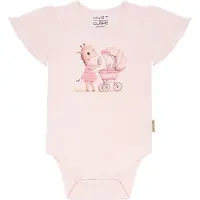 Hust and Claire Body k/ä - Britt - Kvarts m. Giraff - - 1½ år (86) - Body K/Ä