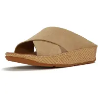 FitFlop Lulu Lux Graphic-Weave Svenska Kvinnors Cappuccino Sandaler