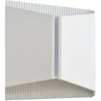 LINDBY LED utomhus vägglampa Anlira , Vitt / opal, Metall, Modern, LED-vägglampa utomhus