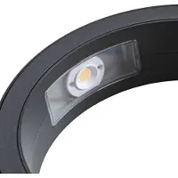 LINDBY LED utomhus vägglampa Selviro , Svart, Aluminium / grå / zink, Modern, LED-vägglampa utomhus