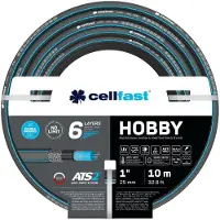 Cellfast Vattenslang HOBBY ATS2; 1''; 10 m