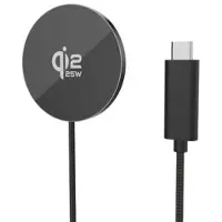 Mtp Products Qi2.2 25W MagSafe-laddare för iPhone, AirPods, Galaxy Buds - svart