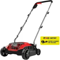 Einhell Power X-Change sladdlös vertikalskärare/blåsare GC-SC 18/28 DS Li-Solo 18V (röd/svart, utan batteri och laddare) - SOLO
