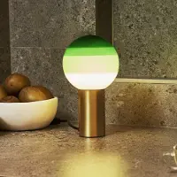 Marset Bordslampa , Dipping Light, Grön, Vardagsrum, Glas, Design
