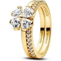 Pandora Timeless förgylld avtagbar ring 164507C01-52
