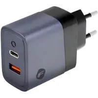 Forcell VT-39 laddare 1x USB-A 1x USB-C 4 A
