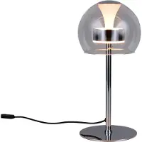 Valotorni Lighting LED bordslampa Flynt, dimbar, Förkromad / silver, Vardagsrum / matsal, Metall, Modern, LED-bordslampa