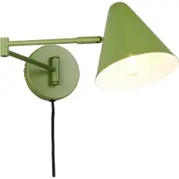 TRIO Lighting Vägglampa Cosima, Grön, Vardagsrum / matsal, Metall, Modern, Vägglampa, vägglampa inomhus