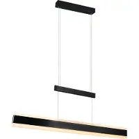 TRIO Lighting Pendellampa Arcola, dimbar, Svart, Vardagsrum / matsal, Metall, Modern