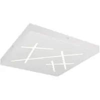 TRIO Lighting LED taklampa Snip, dimbar, Vitt / opal, Vardagsrum / matsal, Metall, Modern, LED-taklampa