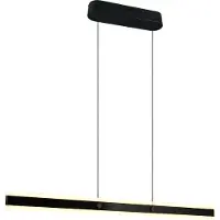 TRIO Lighting Pendellampa Arcola, dimbar, Svart, Vardagsrum / matsal, Metall, Modern