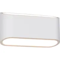 TRIO Lighting Vägglampa Sepanta, Vitt / opal, Vardagsrum / matsal, Gips / lera, Modern, Vägglampa, vägglampa inomhus