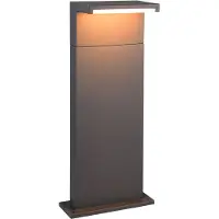 TRIO Lighting Pollare Ravi, Svart, Aluminium / grå / zink, Modern, Utomhuslampa