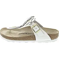 Birkenstock Tådelare 'Gizeh Flowers 1026686' vit