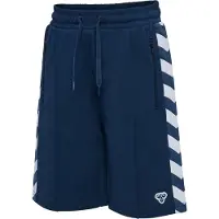 Hummel Shorts - HmlJr-arkiv - Dress Blues m. Vit - - 10 år (140) - Shorts