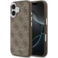 GUESS 4G Classic Logo MagSafe-fodral för iPhone 17 - brunt