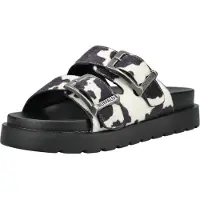 Buffalo Raya Ari Kvinnors Svarta Sandaler