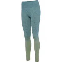 Hummel Sportbyxa petrol / ljusgrön