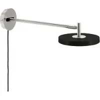 UMAGE Vägglampa , Asteria Long, dimbara, Svart, Vardagsrum, Metall, Design