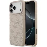 GUESS 4G Ring Classic Logo MagSafena iPhone 17 Pro Max Fodral - Rosa